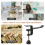 2Pcs Universal Headphone Stand Adjustable Clip Hanger Iron Rack Black 5