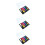 3Pcs 15 Colors Water Based Body Paint Set With Brush 7