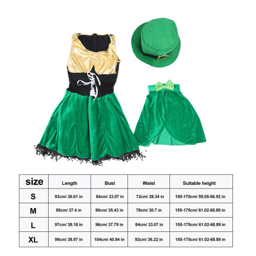 1 St. Patrick'S Day Kostium Strój Sceniczny Do 1