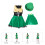 1 St. Patrick'S Day Kostium Strój Sceniczny Do 6