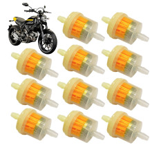 Motorcycle Oil Filter, 10Pack Engine Oil Filter For Motorcycles, Transparent Shell, Compatible With Many Models