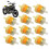 Motorcycle Oil Filter, 10Pack Engine Oil Filter For Motorcycles, Transparent Shell, Compatible With Many Models 1