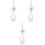 3Pièces Suspension Ornement Unique Stylé 3