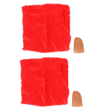 5 Sets Halloween Fake Finger Fingers Sleeves Silk Scarf Trick Props