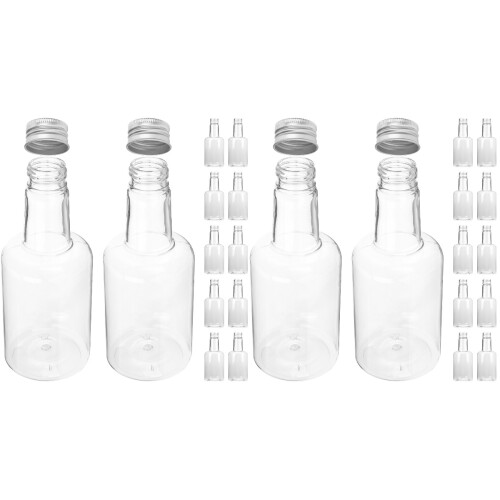 24 Pcs Juice Bottle The Pet Container Portable 1