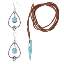 1Conjunto Ocidentais Colar E Turquesa Para Mulheres