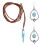 1Conjunto Ocidentais Colar E Turquesa Para Mulheres 3