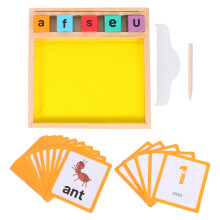 One Set Wooden Montessori Sand Tray For Kids Sensory Learning
