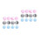 24 Pcs Creative Kids Bouncy Balls Toy 4