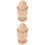 2 Sets Object Fitting Exercise Egg Cup Montessori Early Educational Toy 7