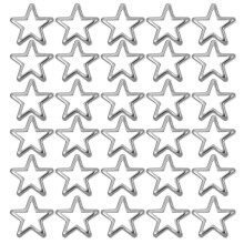 100 Pcs Five-Pointed Star Rivets For Decorative Clothing Diy