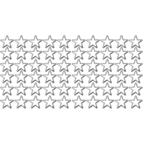 100 Pcs Five-Pointed Star Rivets For Decorative Clothing Diy 1