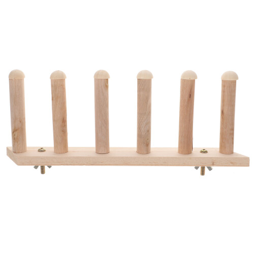 5Pcs Wooden Cat Wall Perch and Steps Khaki Multi-Level Cat Shelf