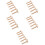 5Pcs Wooden Cat Wall Perch and Steps Khaki Multi-Level Cat Shelf 9