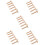 5Pcs Wooden Cat Wall Perch and Steps Khaki Multi-Level Cat Shelf 10