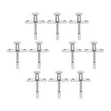 10 Unidades Fechos De Pino Aço Inox Para Porta Armazenamento