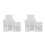 2Pcs Mini Villa Ornament Realistic House Model For Sand Table 5