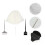 4 Unidades De Silicone Reutilizável Para Coloração Do 4