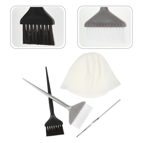 4 Unidades De Silicone Reutilizável Para Coloração Do 2