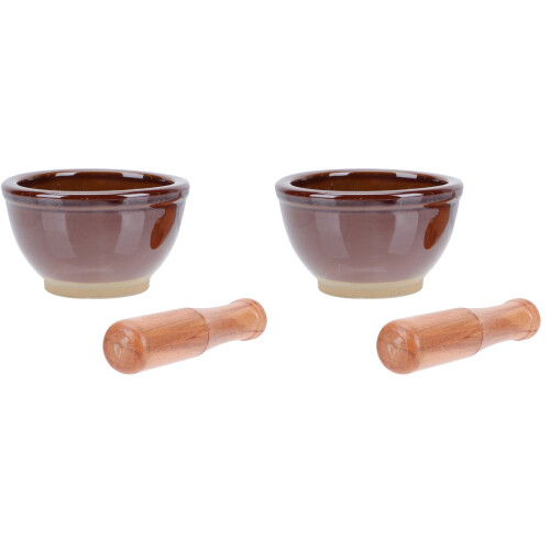 2 Sets And Pestle Manual Home Garlic Spice Tool 1