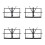 4Pcs Portable Sheet Music Stand Folding Tabletop Holder 6