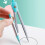 Protractor and Compass Set, Geometry Kit for Students, with Protractor, Ruler, More, blue 5