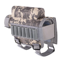 Tactical Cheek Rest Riser Buttstock Cover Molle Bullets Ammunition Pouch Bag Ammo Shell Reload Carrier Cartridges Holder Shooting Gear Ref: 8690