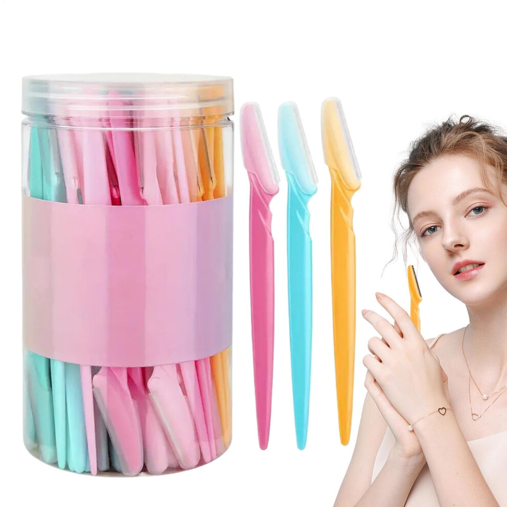 Eyebrow Razor, Eyebrow and Facial Grooming Tool  66x Facial and Eyebrow Shaper  Eyebrow Razor with Protective Cover