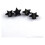 Tire Stem Valve Caps 4Pack Universal PentagramShaped Black Dust Covers For Wheels 1