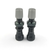 Valve Core 2 Pack Tubeless Tyre Cores, Aluminum Alloy 40mm, Tyre Valve Stem Cores, Compatible With Tubeless Tyres
