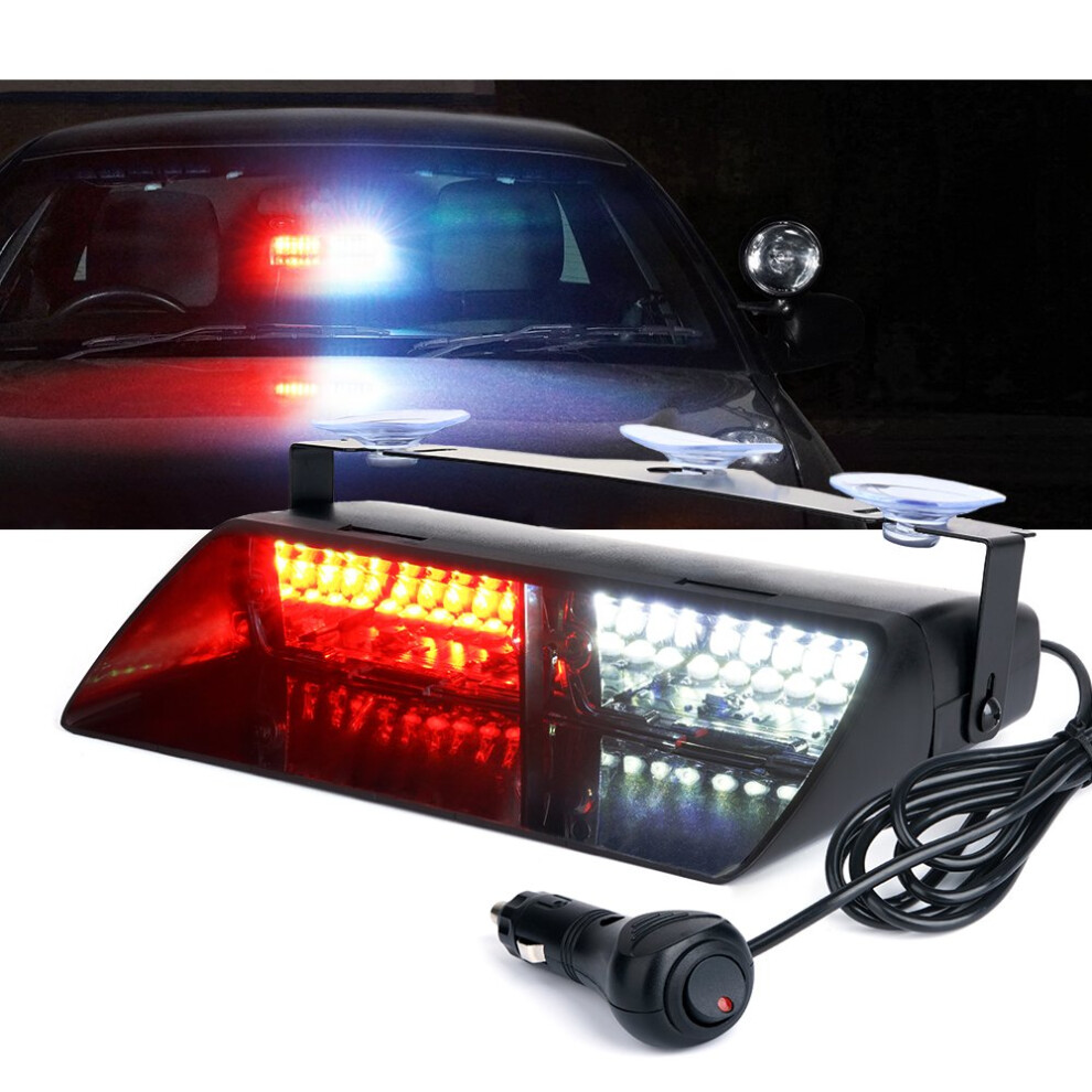 Led Emergency Dash Strobe Interior Windshield Safety Warning Bar For Police Ambulance Ems Vehicles White/Red/Light 9412369939159