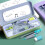 7pcs Professional Math Geometry Set Student Geometry Math Set with Geometry Tool Set Square Eraser Protractor Ref: 8701 3