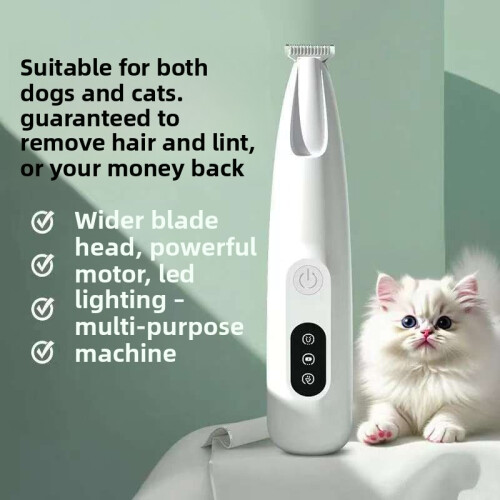 Pet Paw Trimmer Quiet 90min Battery 1