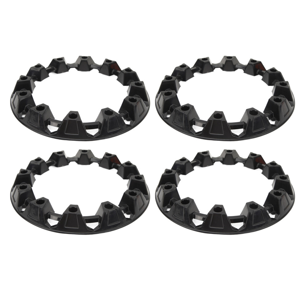 Wheel Hub Trim Decorative Side Covers Fashionable Edge Covers Universal Design Durable Material Easy-Install Enhanced Appearance Atv Rim Protector 9190834231945