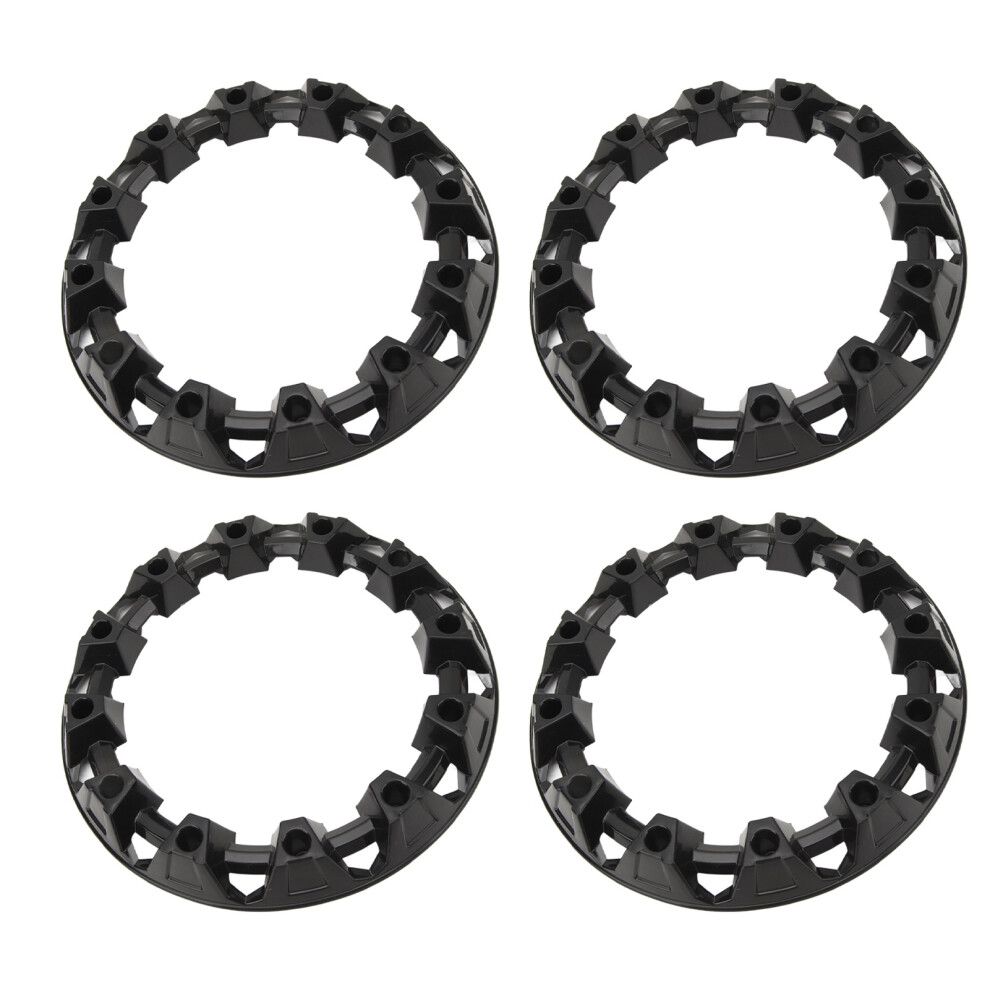 Protective 4Pcs 10In Wheel Hub Trim Universal Fit For Atv Go Kart 7651369141434