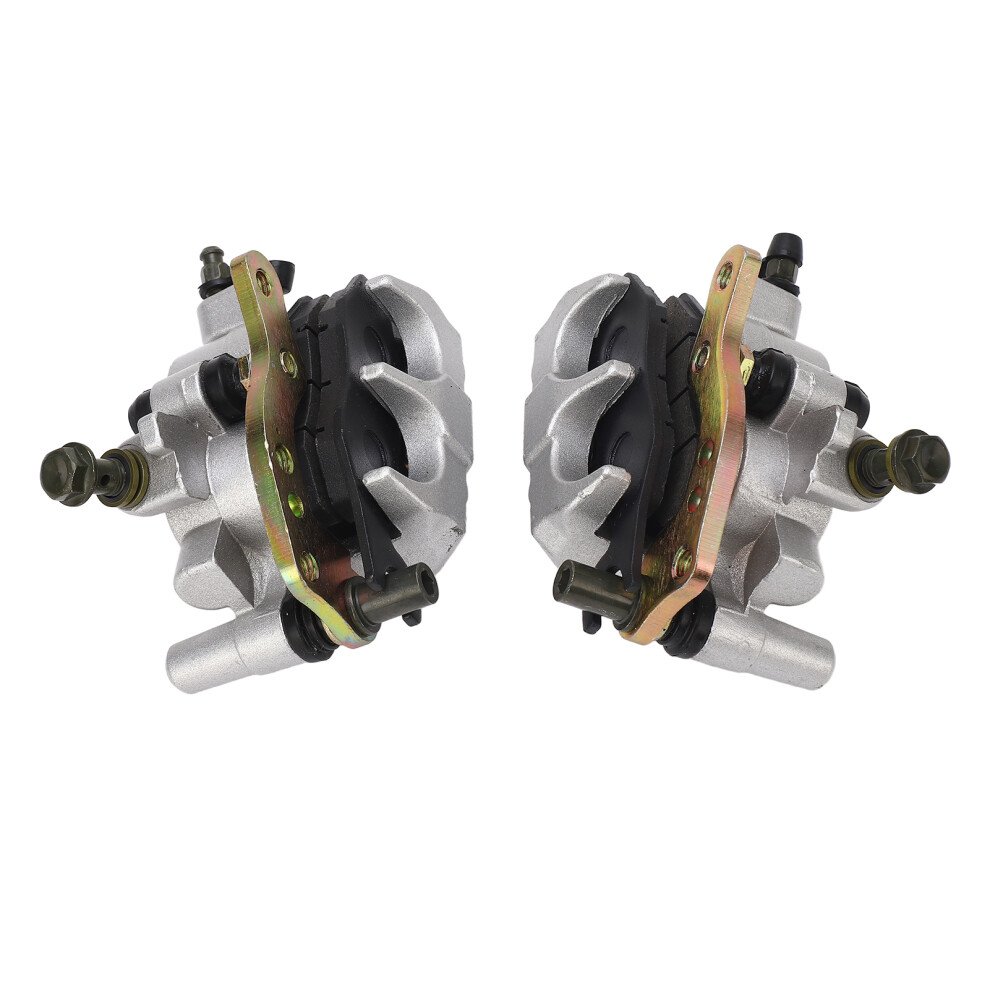 With Pads Front Brake Caliper Klf300 Klf400 Bayou 4X4, Front Left Right Brake Calipers Assembly, Perfect Match Direct Install, Shorten Brake Distance 9190834232591