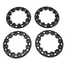 4 Stück Radnabenabdeckungen für ATV & Go-Kart, 15 cm (ø: 170 mm)