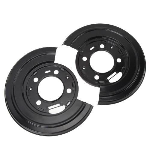 Backing Plates Kit for Brake System Protection, Durable Structure Replacement Part Precision Engineered Corrosion Resistant Metal Components 2