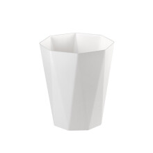 Plastic Garbage Bin For Indoor Use, Concise And Elegant Wastebasket With Waterproof And Leak Proof Performance, Large Opening Trash Can With Space Sav