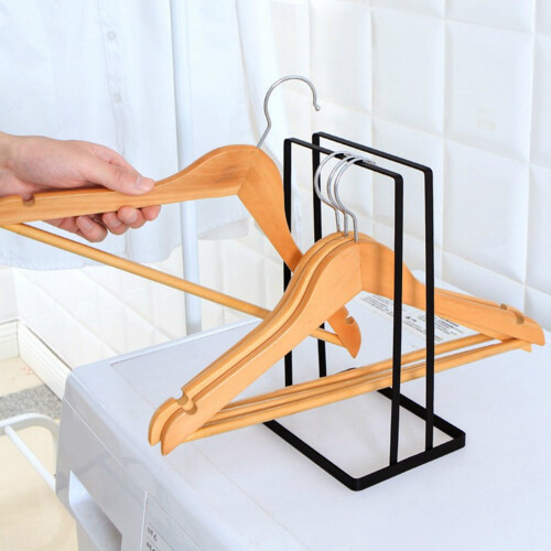 Garment Rack Organizer, Practical Design Iron Hanger Stand With Double Storage Mode, Efficient Space Saving For Closet And Laundry Room, Fine Workmans 2