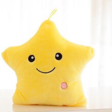 Cute Decorative Throw Pillows for Kids, LED Light Up Twinkle Star Pillow, Soft Pillow Cushions