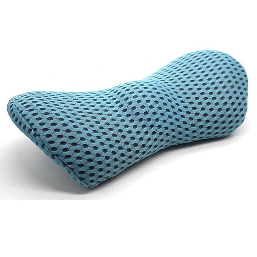 Pain Relief Lumbar Support Pillow, Breathable Mesh Cover & Memory Foam For Wide Application, Ergonomically Correct Positioning Back Pain Relief Fo