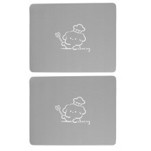 Voerbakmat voor huisdieren met antislip rubberen achterkant, sneldrogende mat voor aanrechtbladen, superabsorberend antislipontwerp voor huisdieren