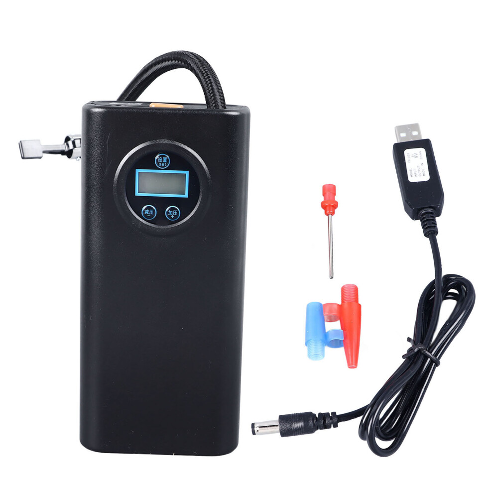 Electric Tire Inflator With Auto Stop Inflation, Portable Compressor Tire Inflator Featuring Three-Layer Heat Dissipation System, Lcd Display For 9190834877976
