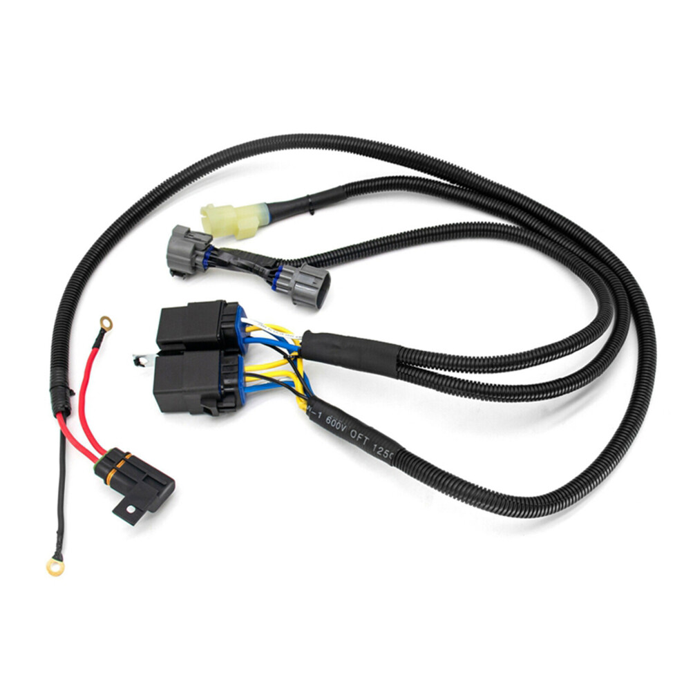 Relay Harness Headlight Upgrade Plug Play Anti Flicker Led Conversion Kit With Ceramic Socket Plugs Error Code Fix Heat Resistant Premium Quality For 9482726463016