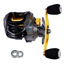 Baitcaster Fishing Reel With Advanced Braking System For Right Hand Casting And Retrieval