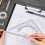Metal drawing compass, 16piece compass set, mathematics and geometry tool set with lead refills, protractor, math compass 5
