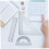 6Piece Geometry Set with Protractor, Triangle Rulers, Straight Ruler 3