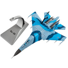 1:100 Russian Air Force SU30MKK Fighter Aircraft Model Simulation Aircraft Model Aviation Model Aircraft Kits for Collection and Gift