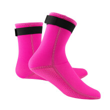 Wetsuit Socks 3mm Neoprene Thermal AntiSlip Diving Fins Socks Unisex Rose XL Snorkeling Swimming Surfing